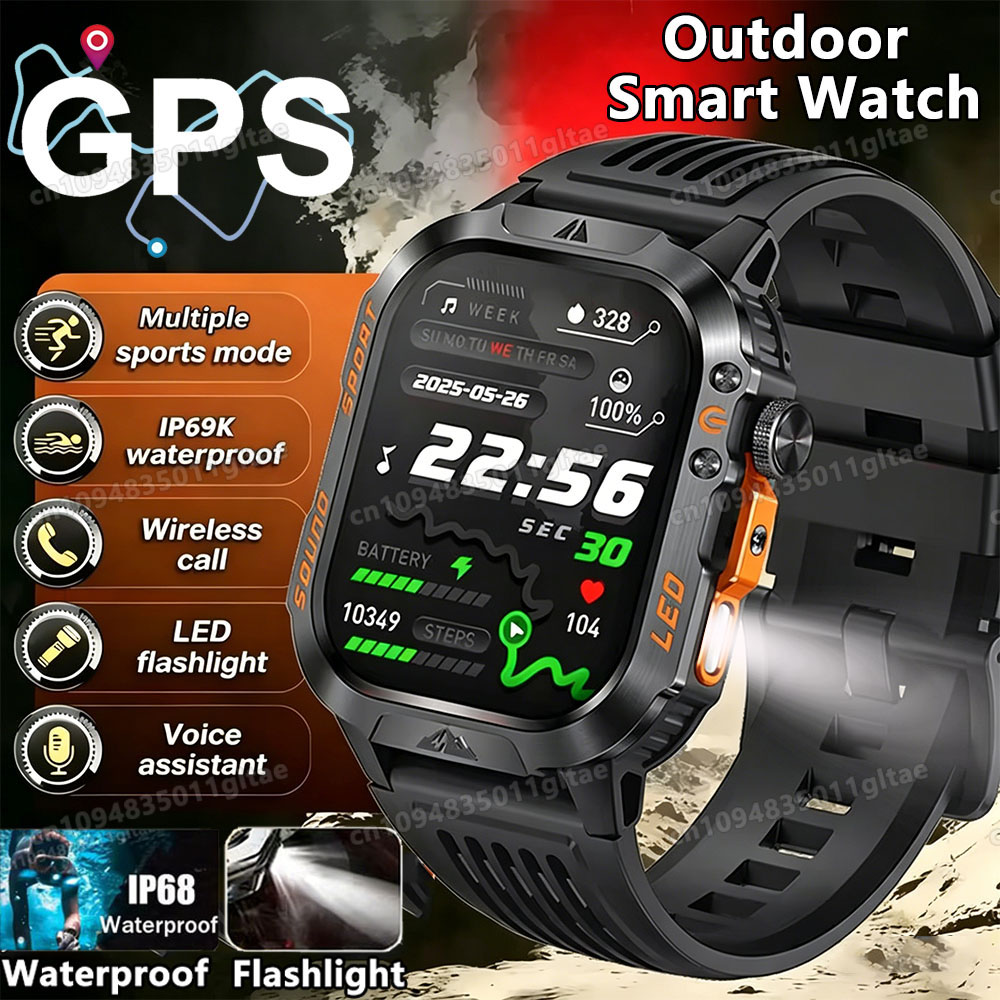 Smartwatch Custom - 2026 New Military Smart Watch Men