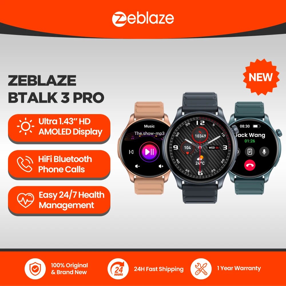Smartwatch Faces - New Zeblaze Btalk 3 PRO 1.43