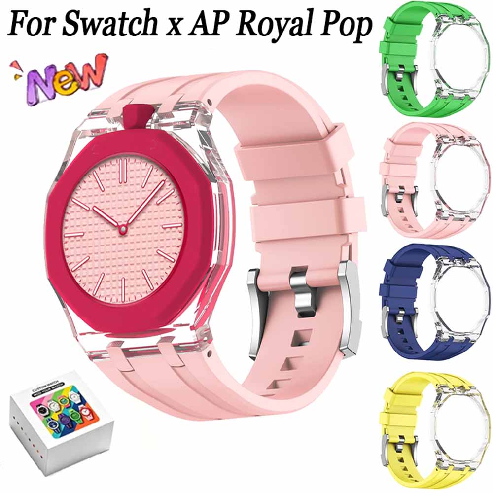 Smartwatch X - Luxury High-Transparency Case+Liquid Silicone Band For