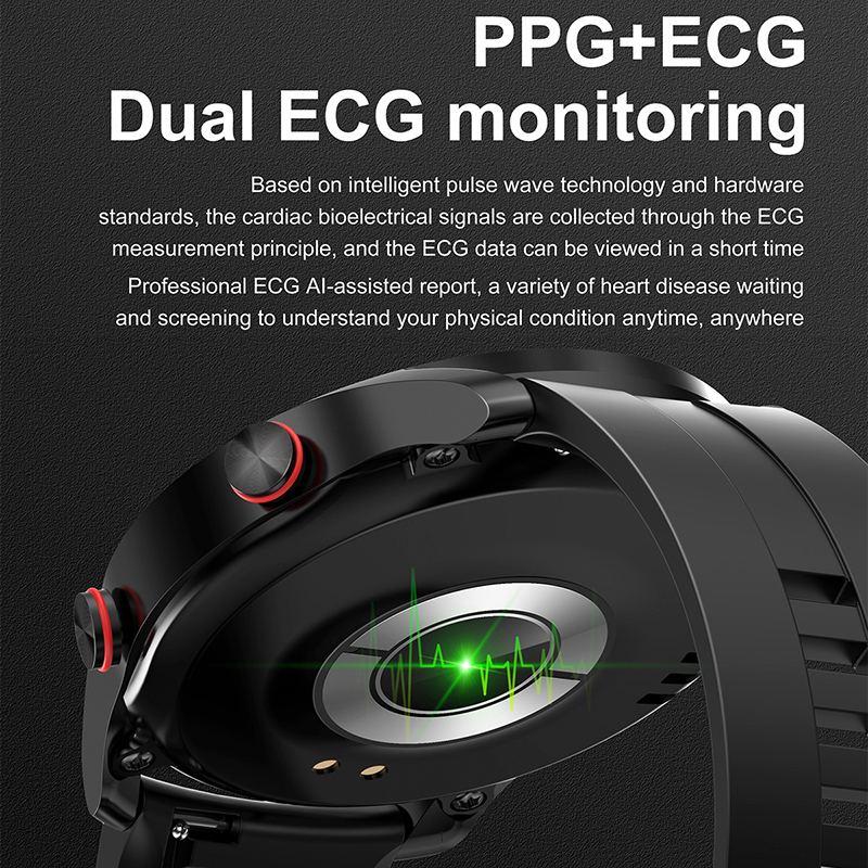 ECG+PPG Bluetooth Call Smart W - огляд і ціна Smartwatch Custom