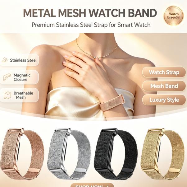 Stainless Steel Milanese Metal - огляд і ціна Stainless Mesh Band