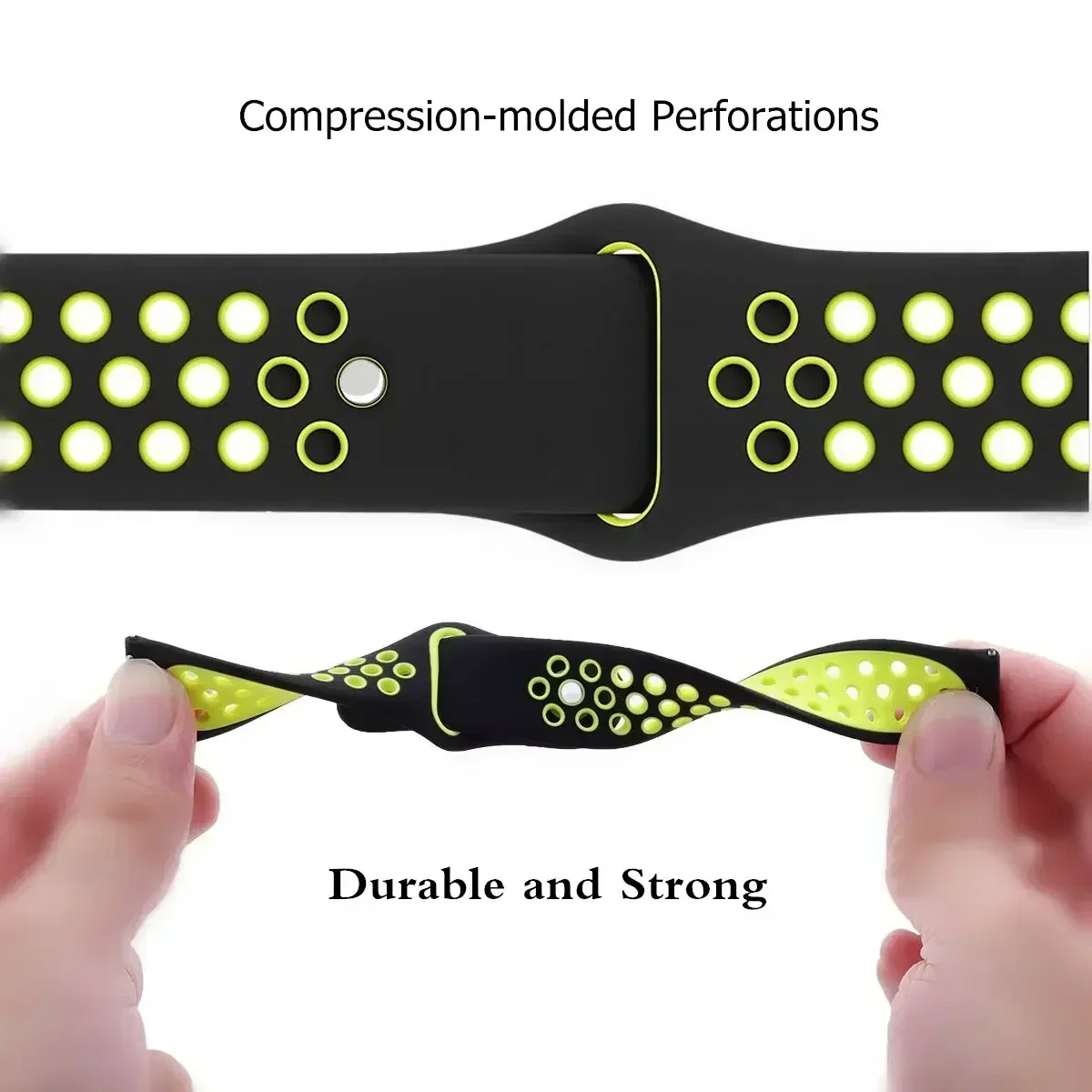 20mm 22mm Breathable Two-Tone  - огляд і ціна Motorola Smartwatch Accessories