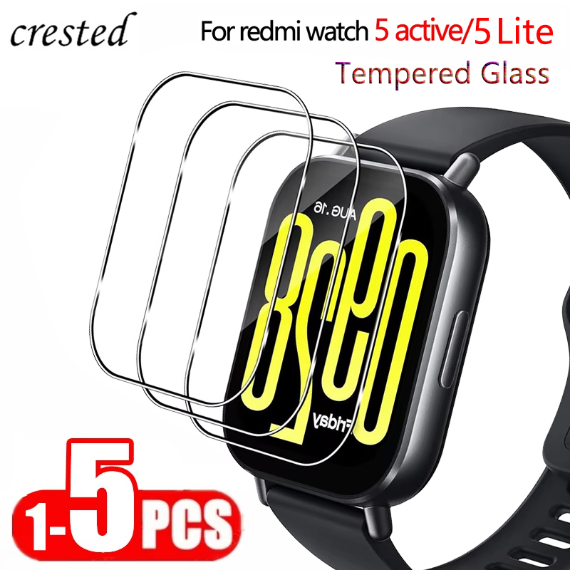 1-5Pcs Tempered Glass For Xiao - огляд і ціна Watch Case Bumper