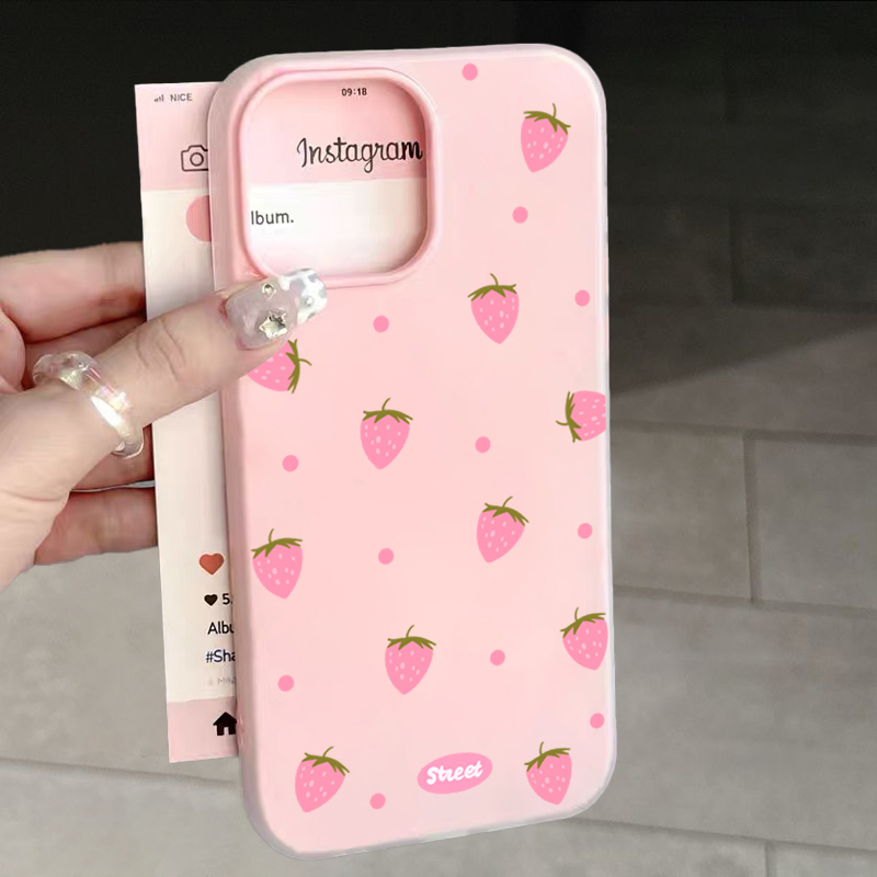 Sweet Pink Strawberry Pattern  - огляд і ціна Xiaomi Redmi Note 14