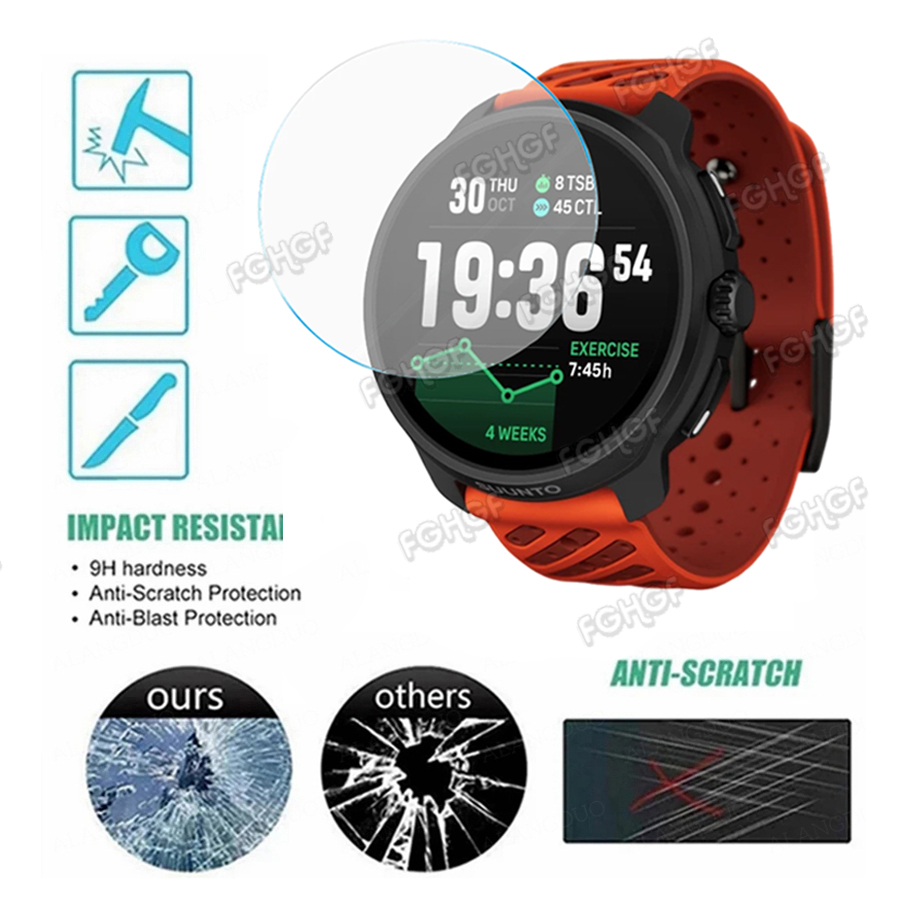 Tempered Glass Protective Film - огляд і ціна Garmin Smartwatch Accessories