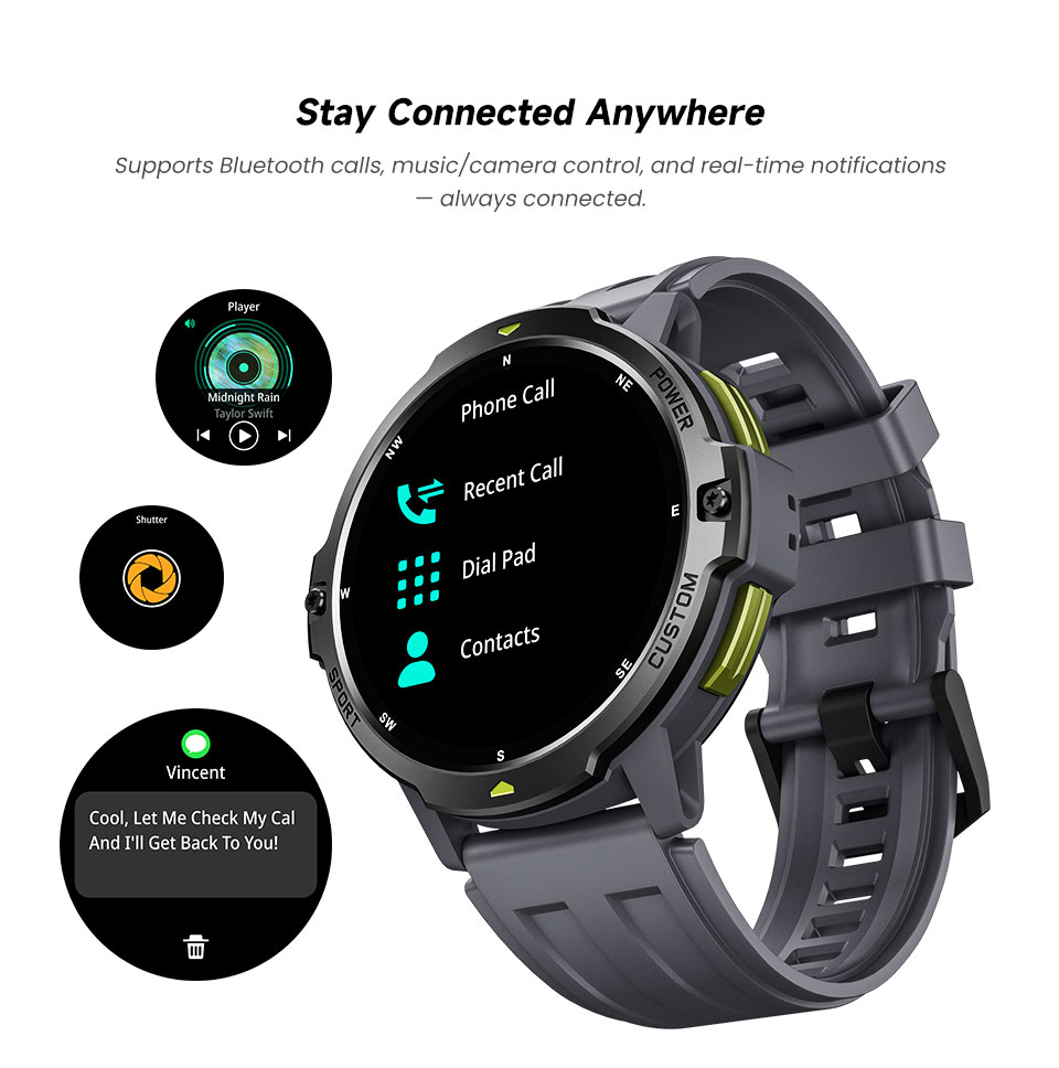 2026 NEW GPS Smart Watch 1.46' - огляд і ціна Smartwatch X