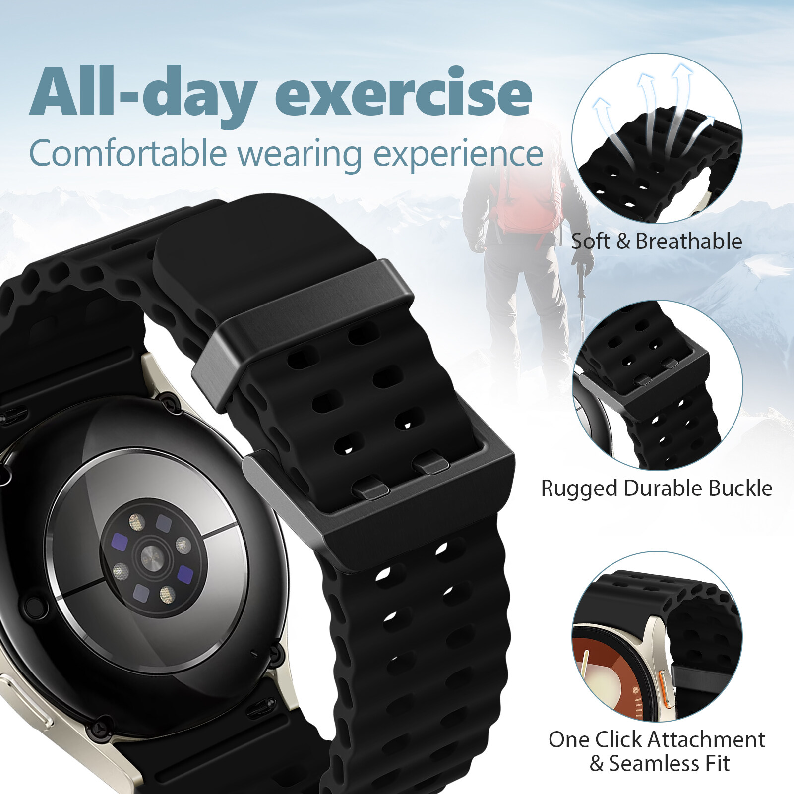 Band for Samsung Galaxy Watch  - огляд і ціна Samsung Smartwatch Ultra Accessories