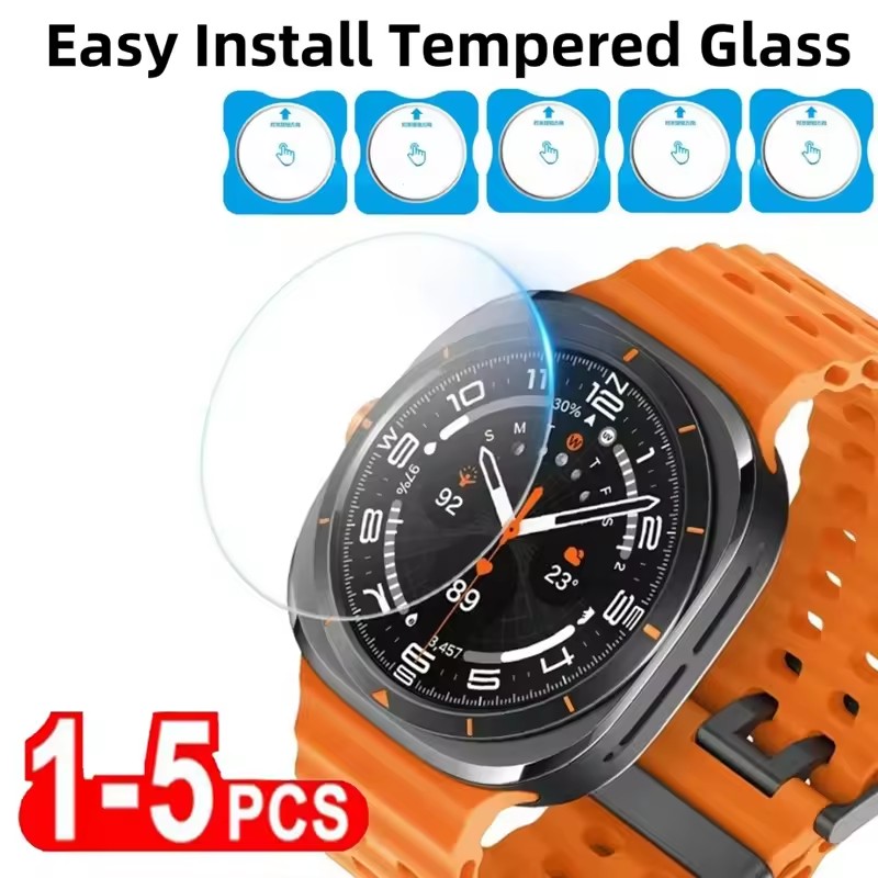 1-5PCS Premium Tempered Glass  - огляд і ціна Samsung Smartwatch Ultra Accessories
