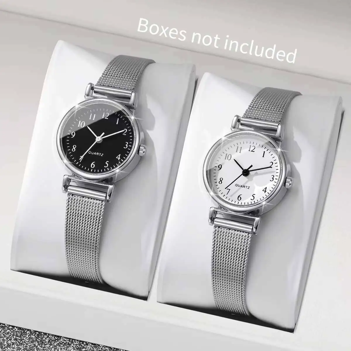 1/2PCS Fashion Women Watches S - огляд і ціна Stainless Mesh Band