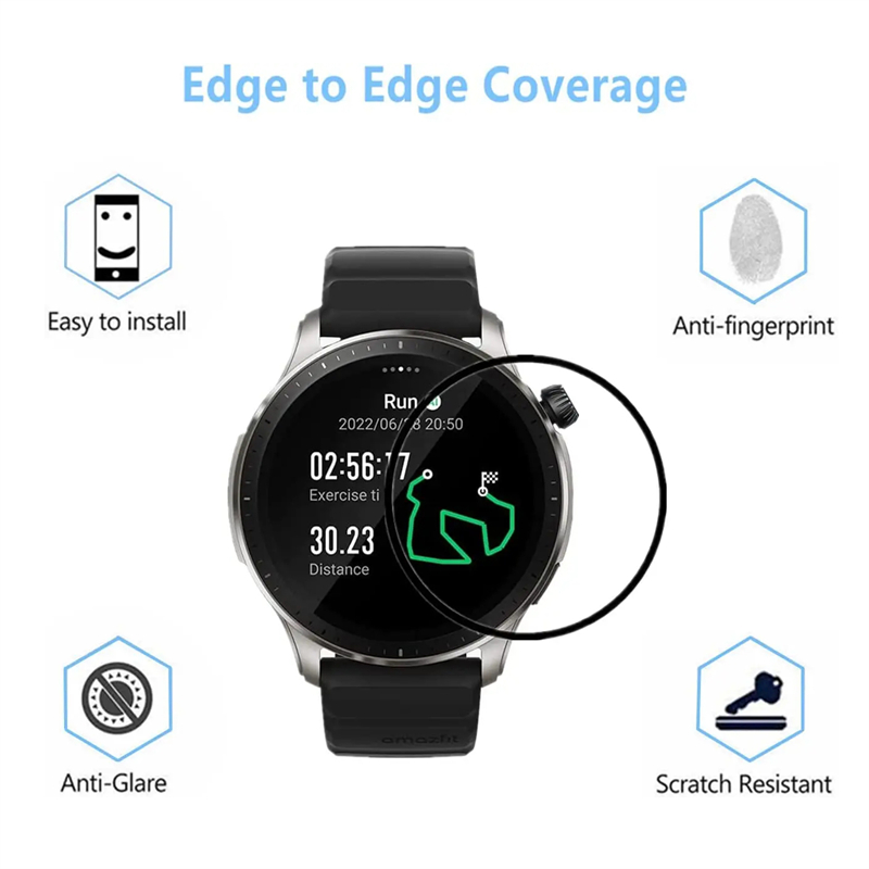For Amazfit GTR 4 Screen Prote - огляд і ціна Garmin Smartwatch Accessories