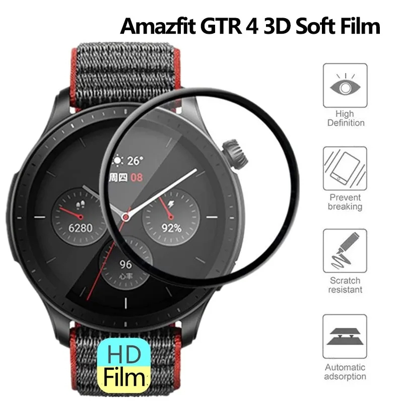 For Amazfit GTR 4 Screen Prote - огляд і ціна Garmin Smartwatch Accessories
