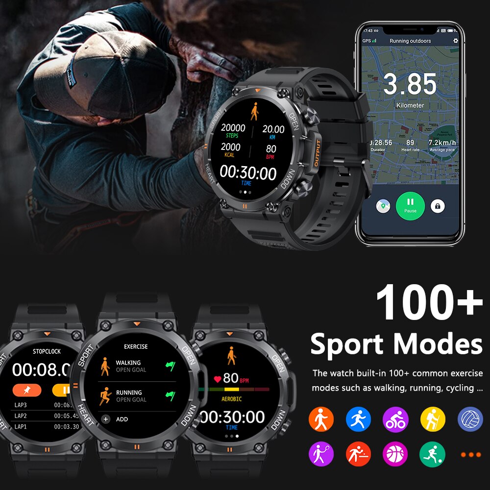 MEVADEN 1.39 inch HD Bluetooth - огляд і ціна Smartwatch Faces