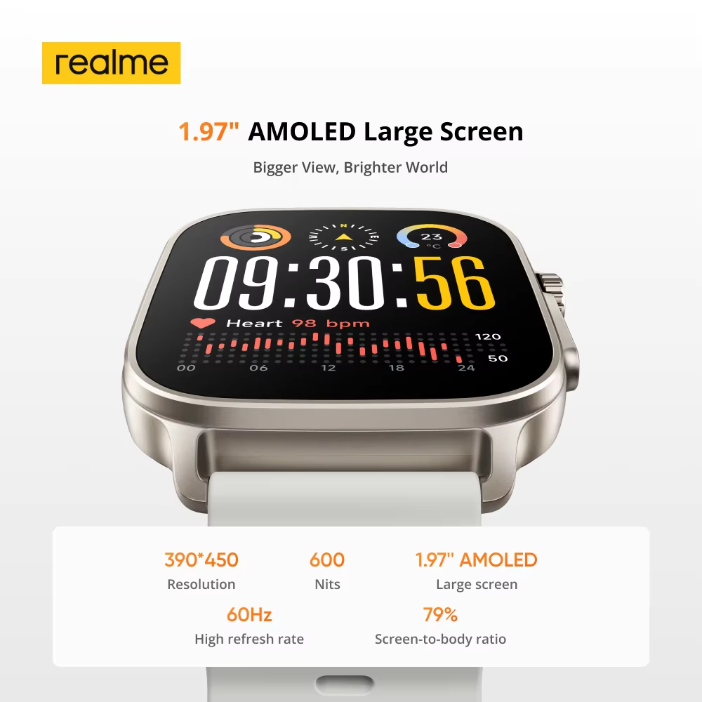 Global Version realme watch 5  - огляд і ціна Smartwatch Faces