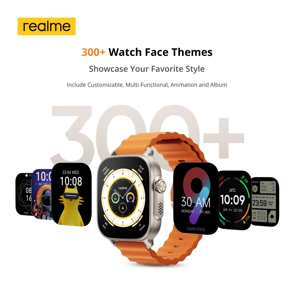 Global Version realme watch 5  - огляд і ціна Smartwatch Faces