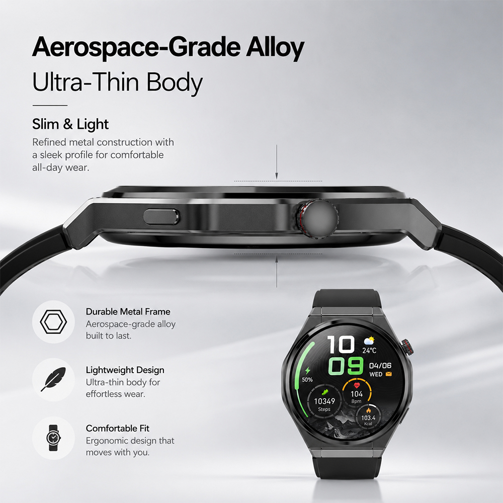 AMOLED Smart Watch 1.75 Inch 4 - огляд і ціна Smartwatch Custom