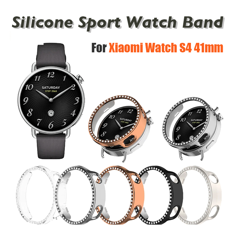 Single Row Dril Hollow Case Fo - огляд і ціна Xiaomi Smartwatch Accessories