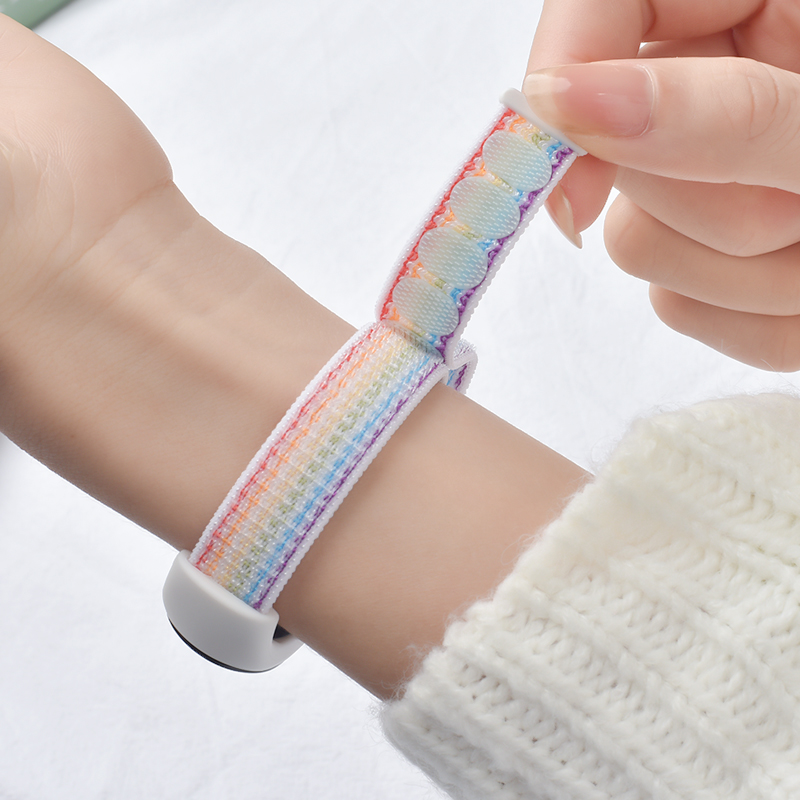 Nylon loop For Xiaomi Mi Band  - огляд і ціна Smartwatch Watch Accessories For Women