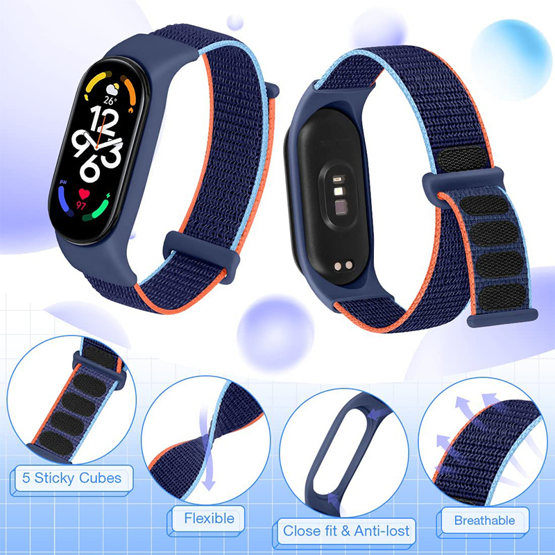 Nylon loop For Xiaomi Mi Band  - огляд і ціна Smartwatch Watch Accessories For Women