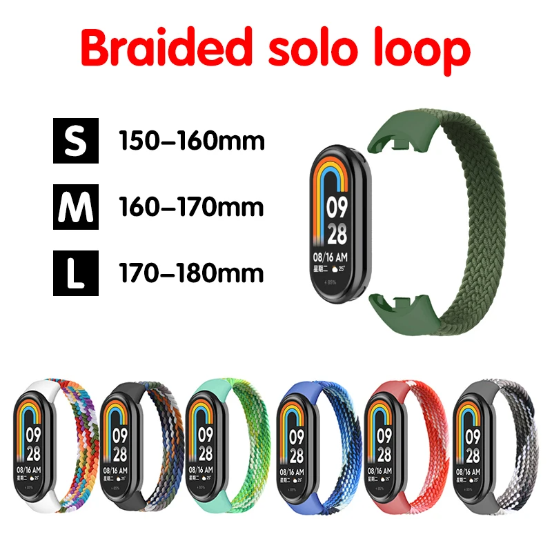 Strap for Mi band 7 8 6 5 Nylo - огляд і ціна Xiaomi Smartwatch Accessories