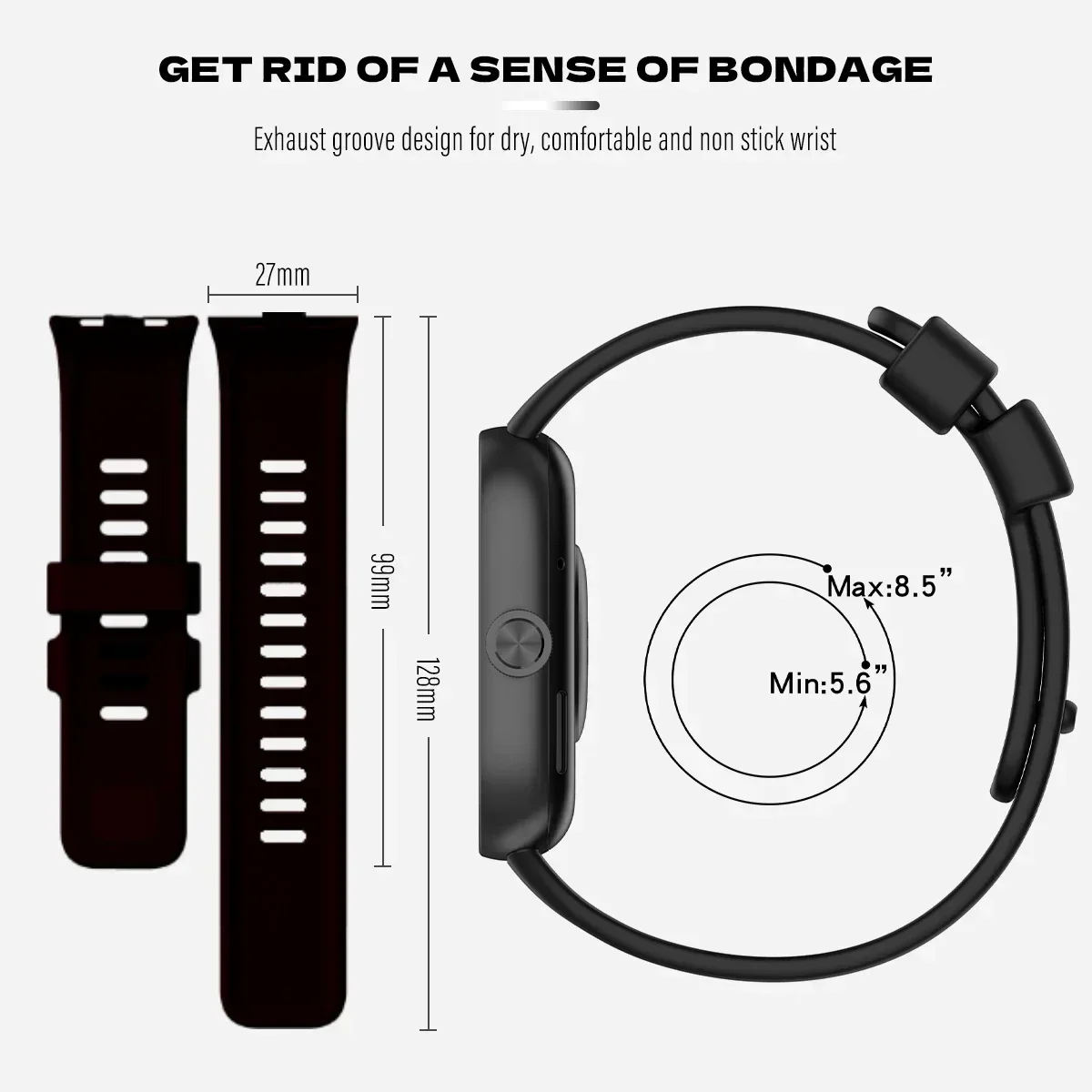 Watchband + Case For Xiaomi Re - огляд і ціна Xiaomi Smartwatch Accessories